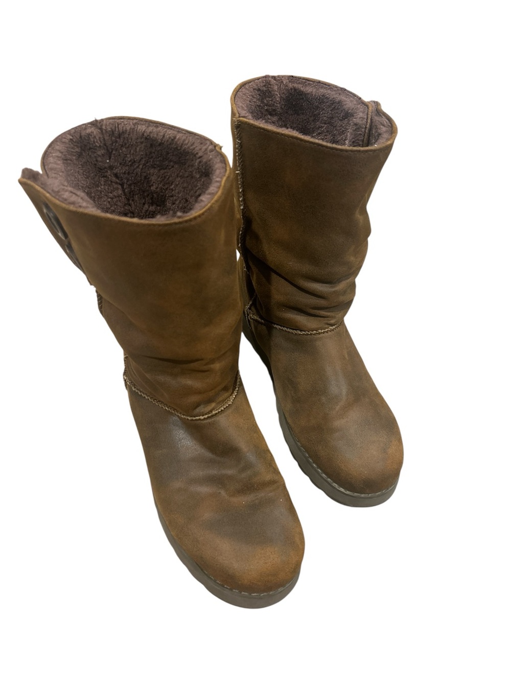 Skechers Keepsakes 2.0 Upland Faux Suede Winter Boots Size 10